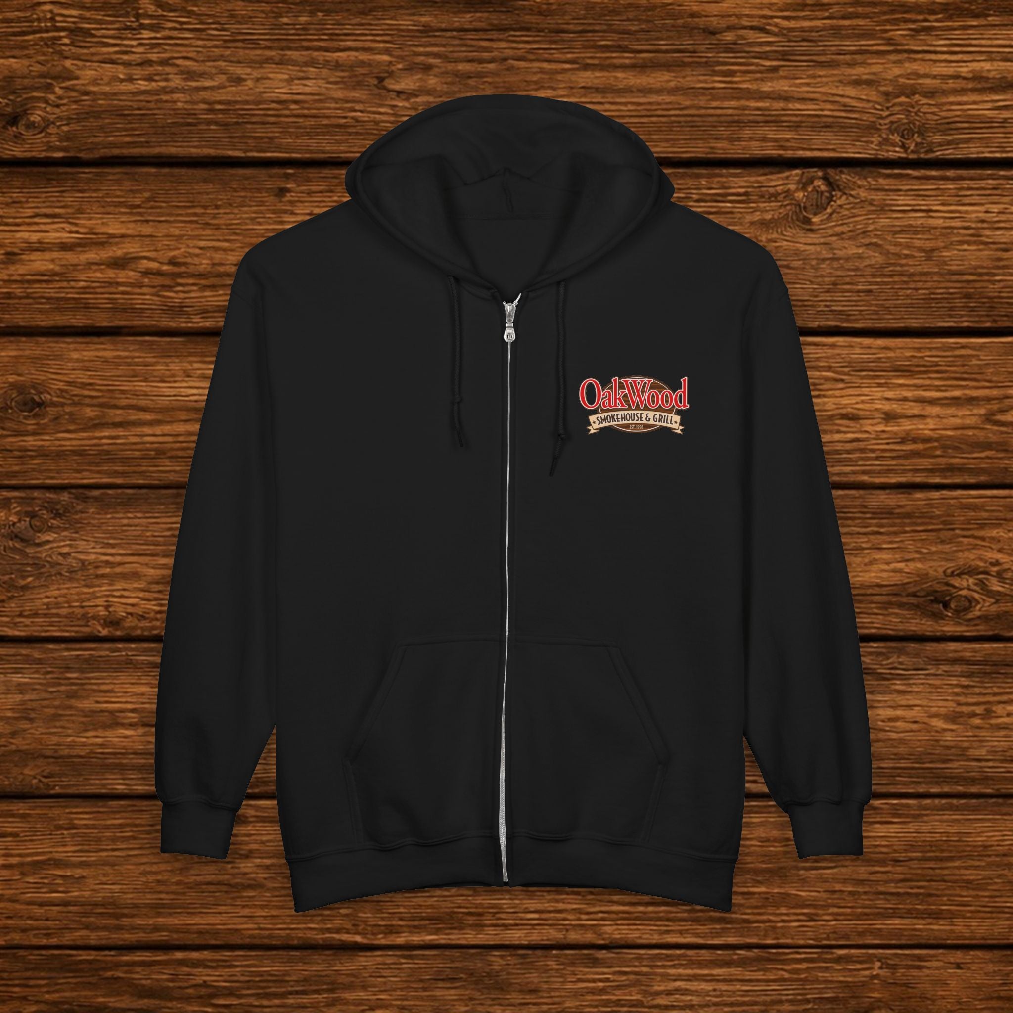 OakWood Smokehouse & Grill Zip Hoodie