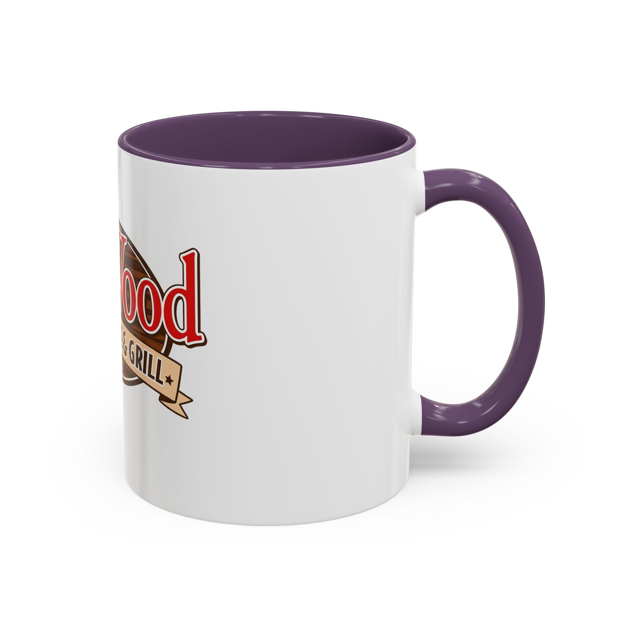 OakWood Smokehouse & Grill Logo Coffee Mug — Accent 11/15oz