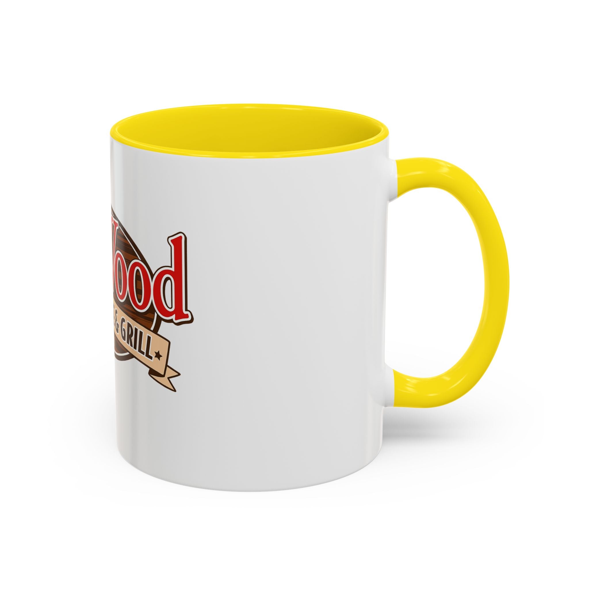 OakWood Smokehouse & Grill Logo Coffee Mug — Accent 11/15oz