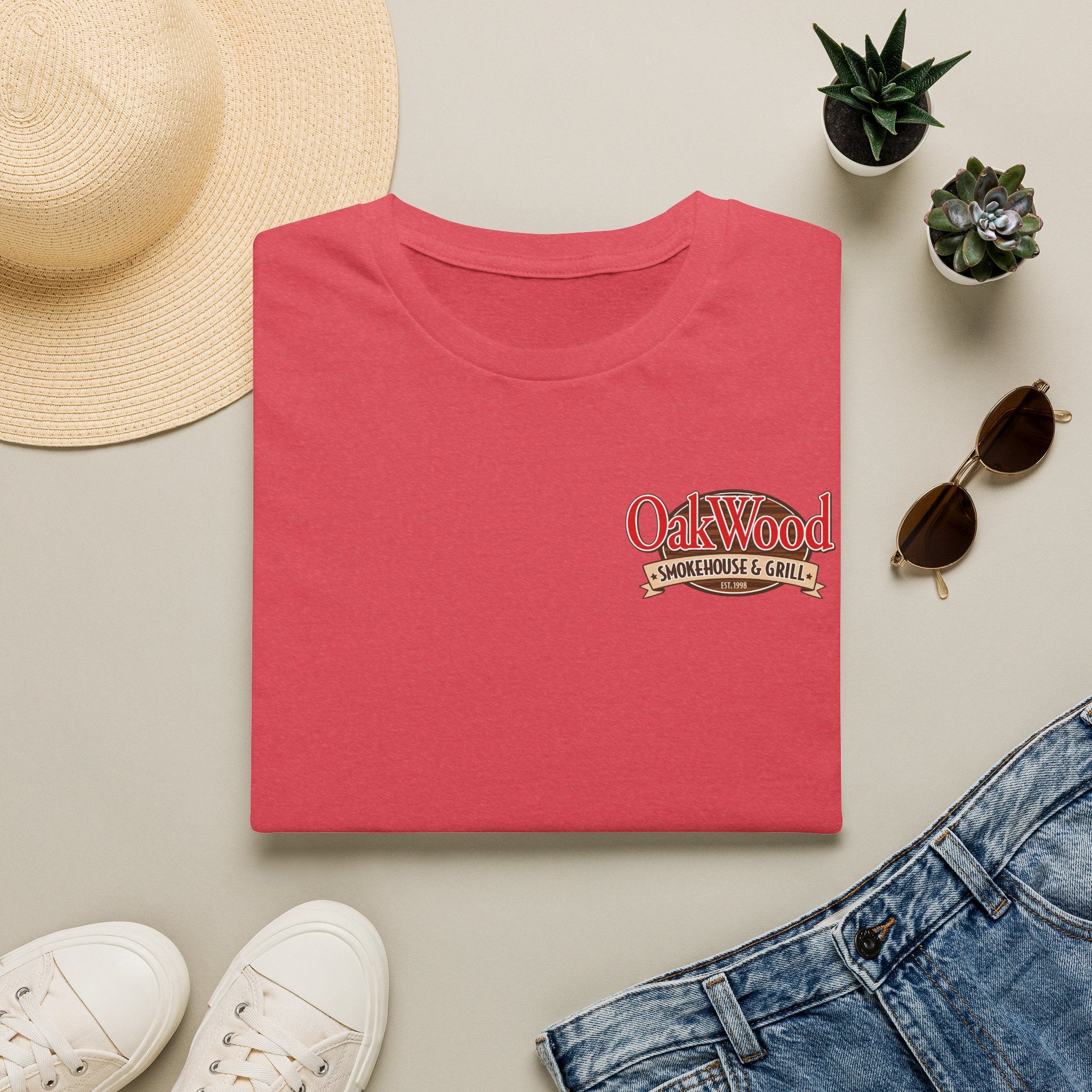 OakWood Smokehouse & Grill T-Shirt | Restaurant Logo Tee