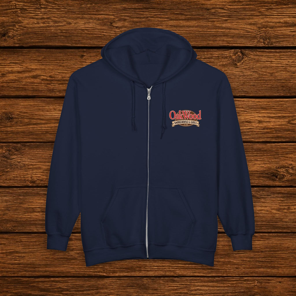 OakWood Smokehouse & Grill Zip Hoodie