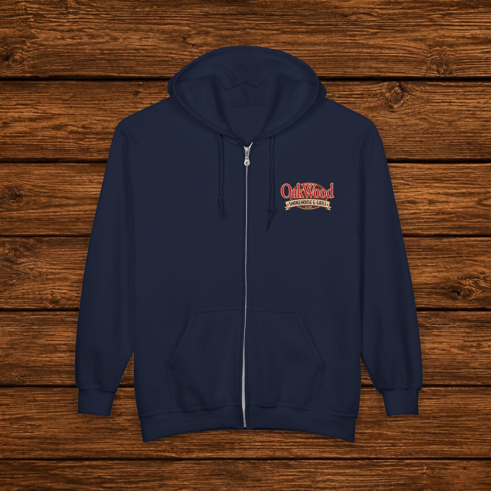 OakWood Smokehouse & Grill Zip Hoodie