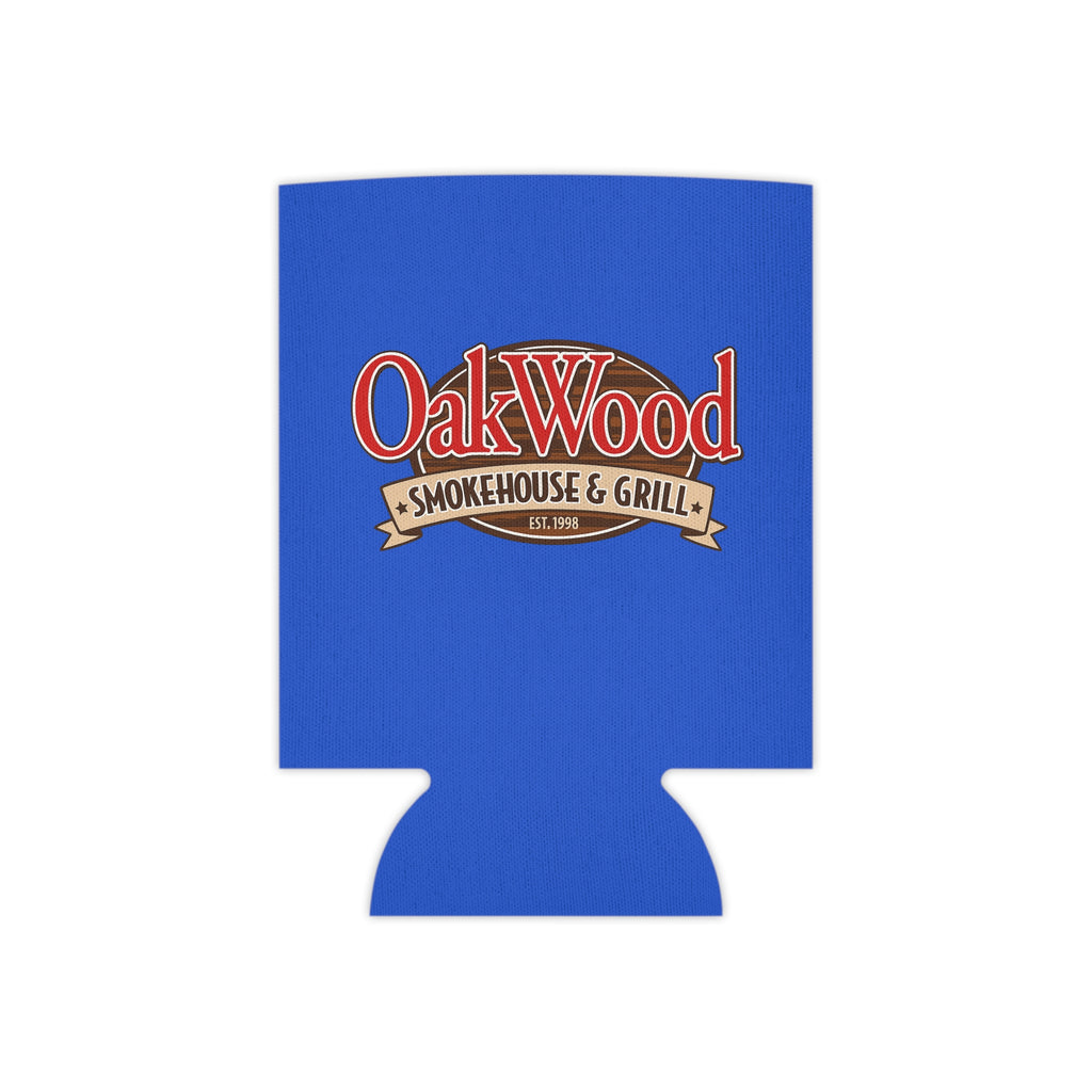 Can Cooler — OakWood Smokehouse & Grill Logo Drink Koozie