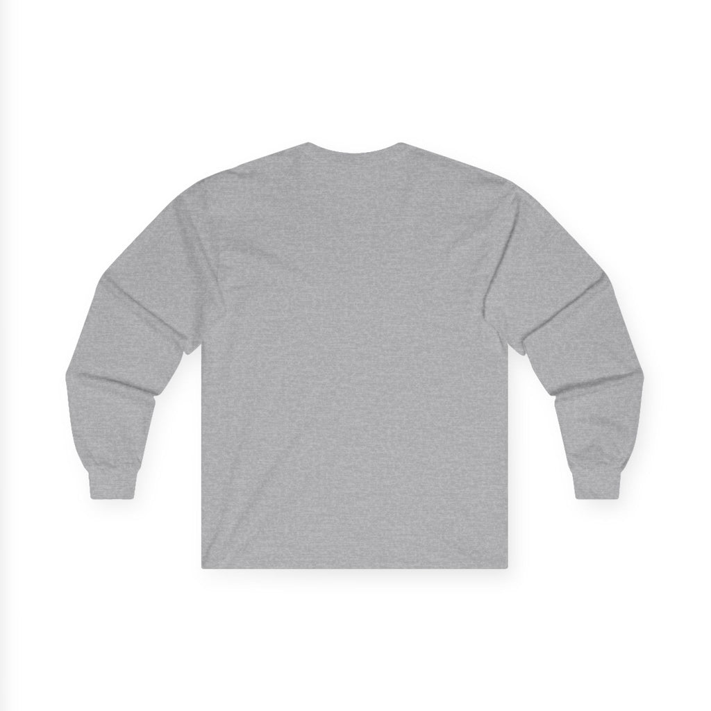 Classic 'Oakwood Smokehouse' Long Sleeve Tee — Rustic Lumberjack Woodpile Design
