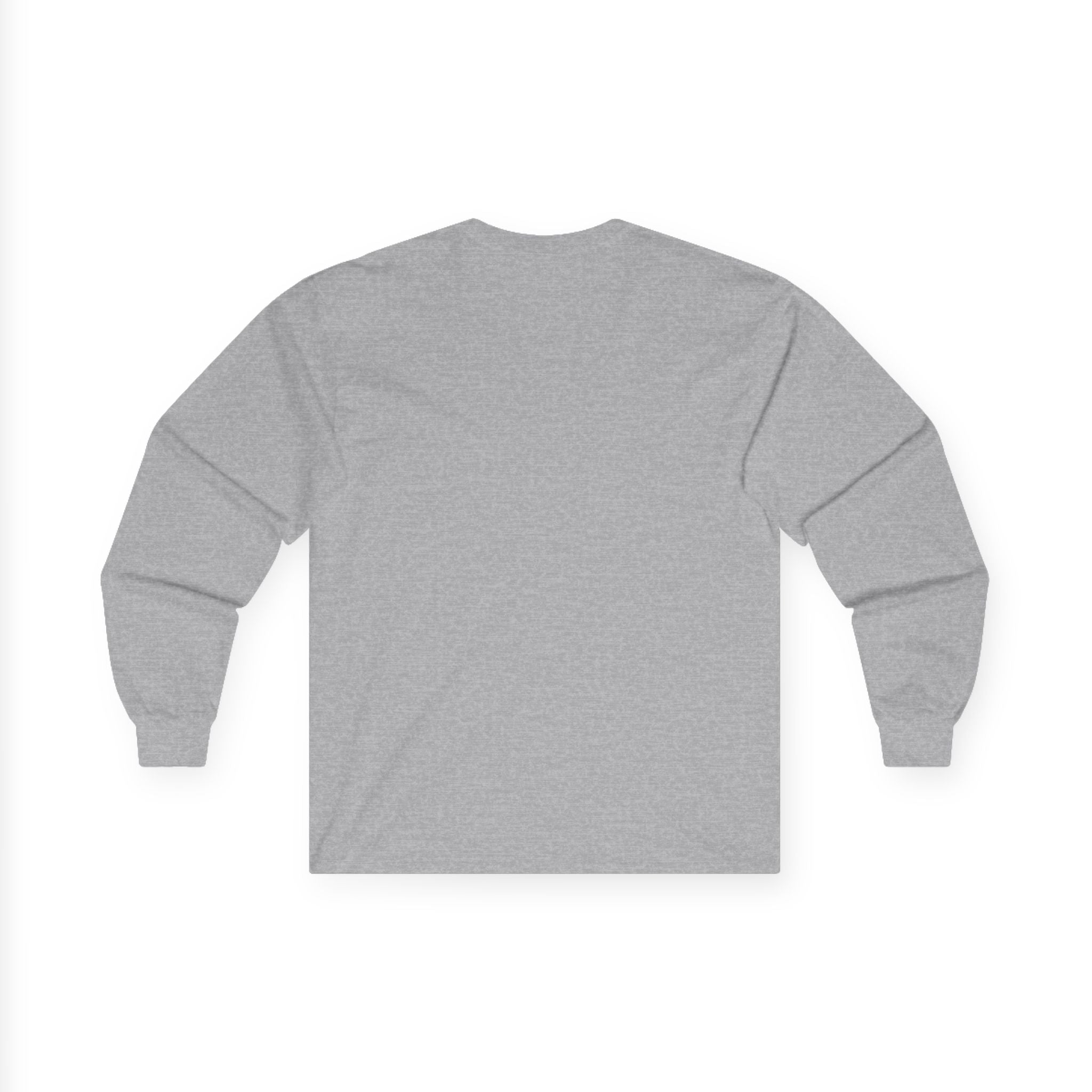 Classic 'Oakwood Smokehouse' Long Sleeve Tee — Rustic Lumberjack Woodpile Design