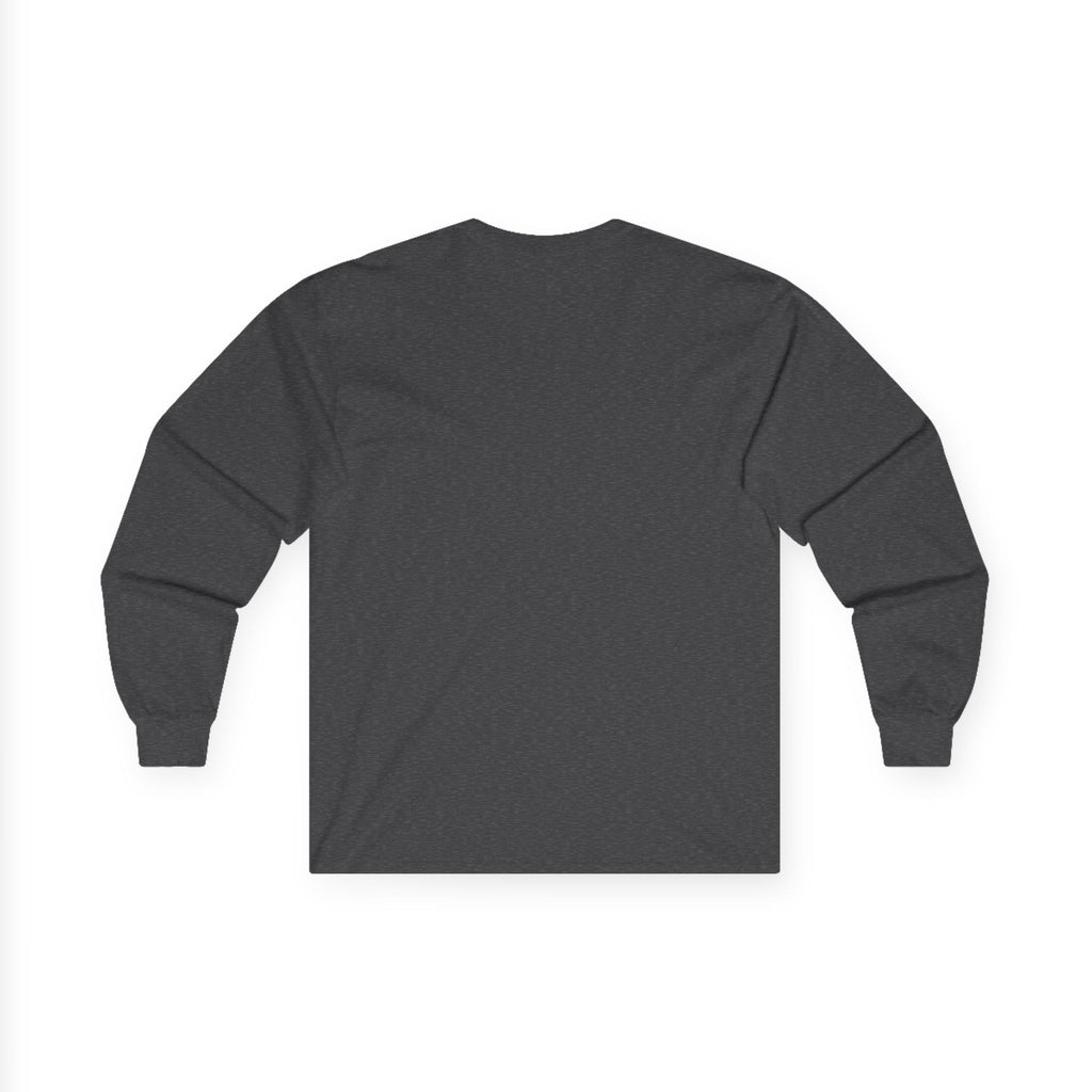 Classic 'Oakwood Smokehouse' Long Sleeve Tee — Rustic Lumberjack Woodpile Design