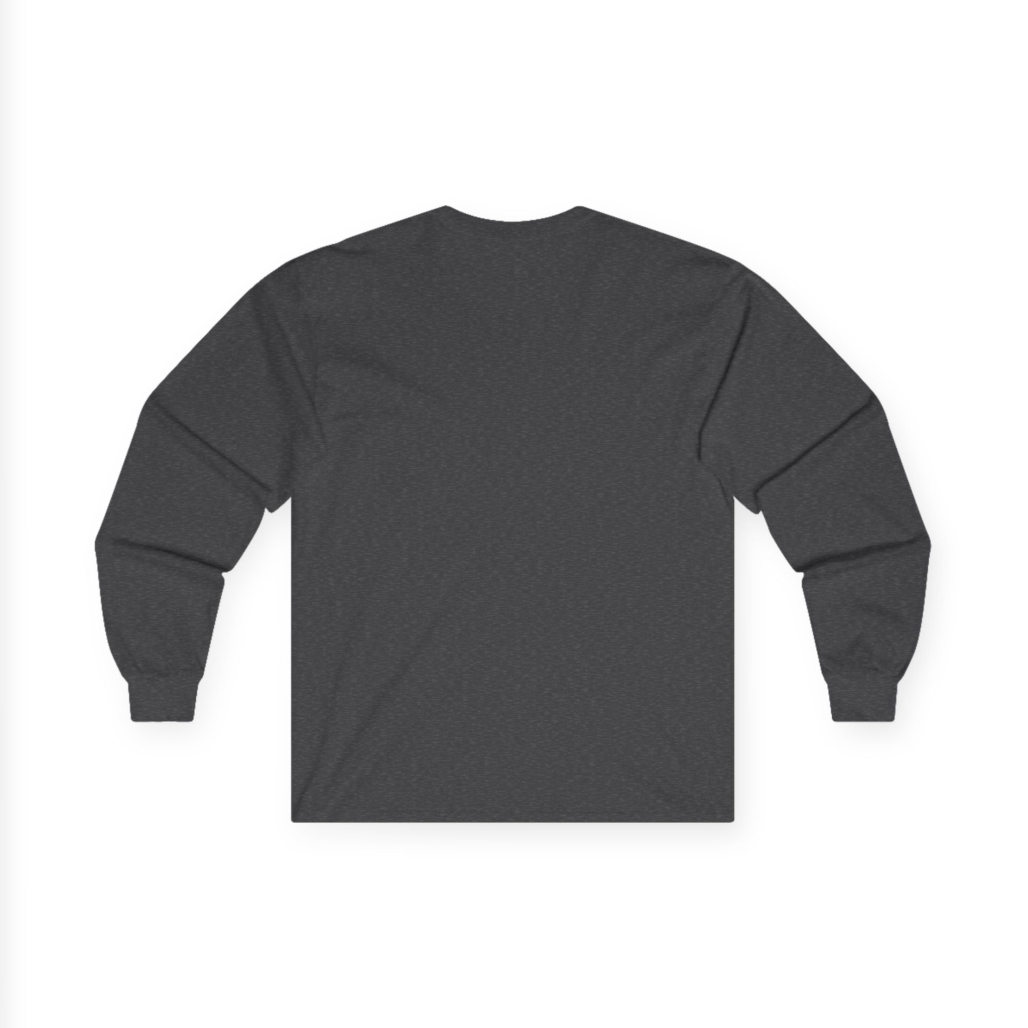 Classic 'Oakwood Smokehouse' Long Sleeve Tee — Rustic Lumberjack Woodpile Design