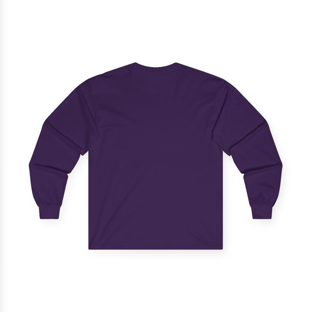 Classic 'Oakwood Smokehouse' Long Sleeve Tee — Rustic Lumberjack Woodpile Design