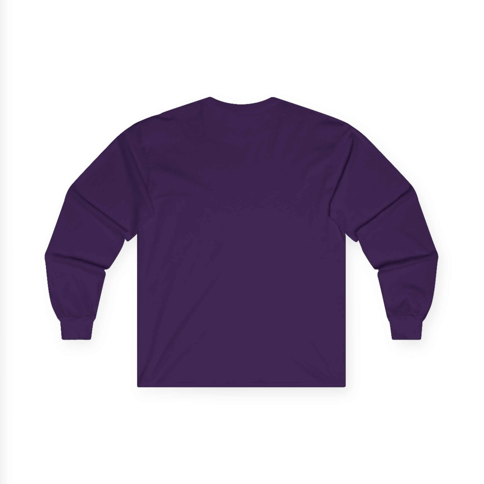 Classic 'Oakwood Smokehouse' Long Sleeve Tee — Rustic Lumberjack Woodpile Design