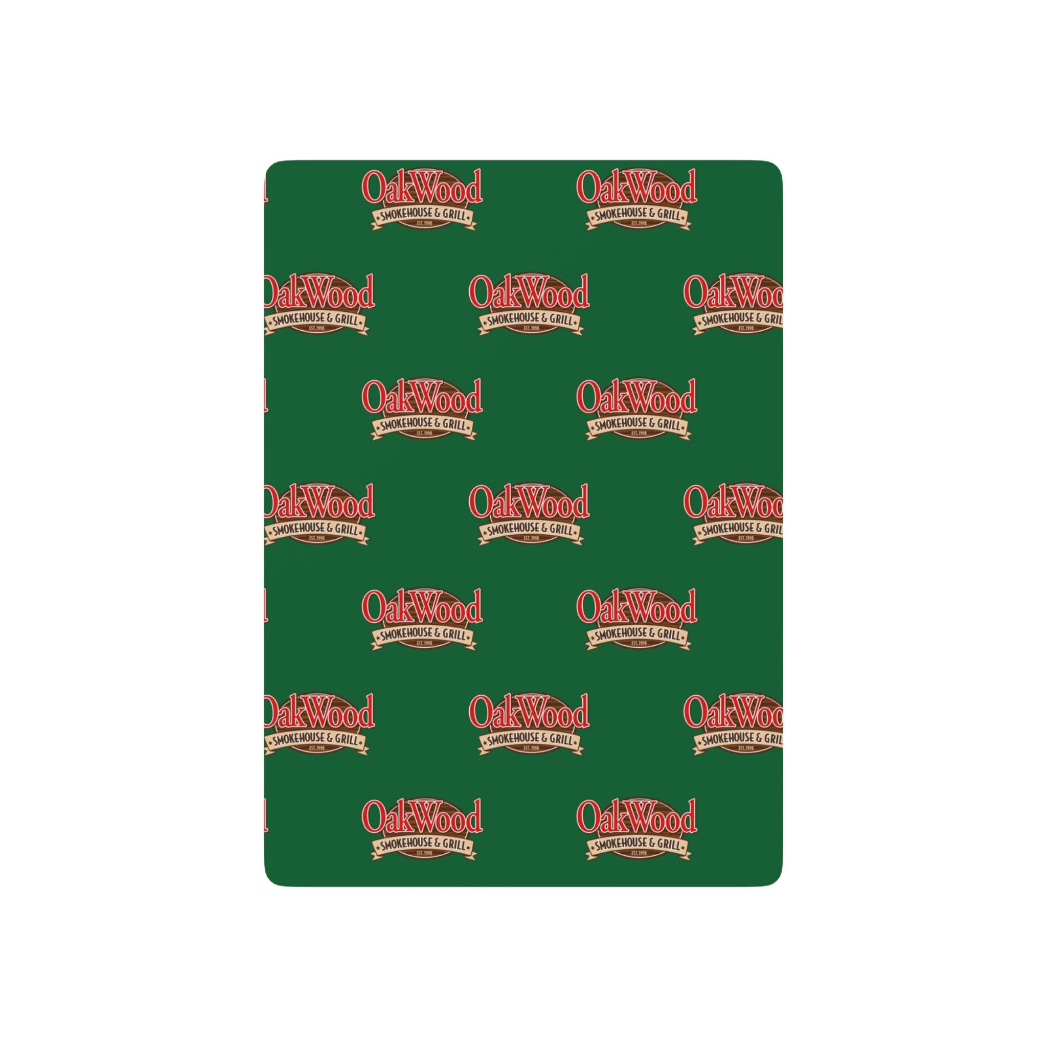 Poker Playing Cards – Custom Logo Green-Back Deck