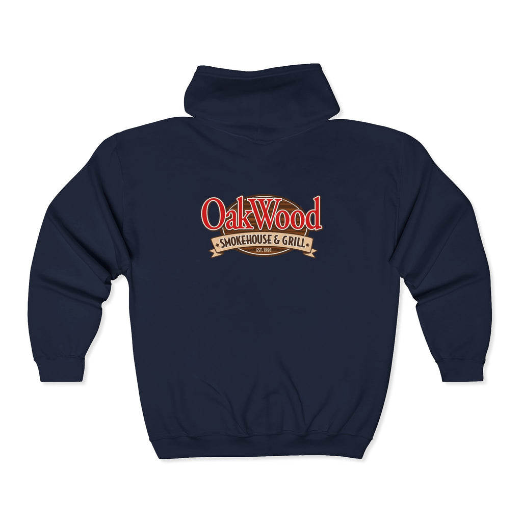 OakWood Smokehouse & Grill Zip Hoodie