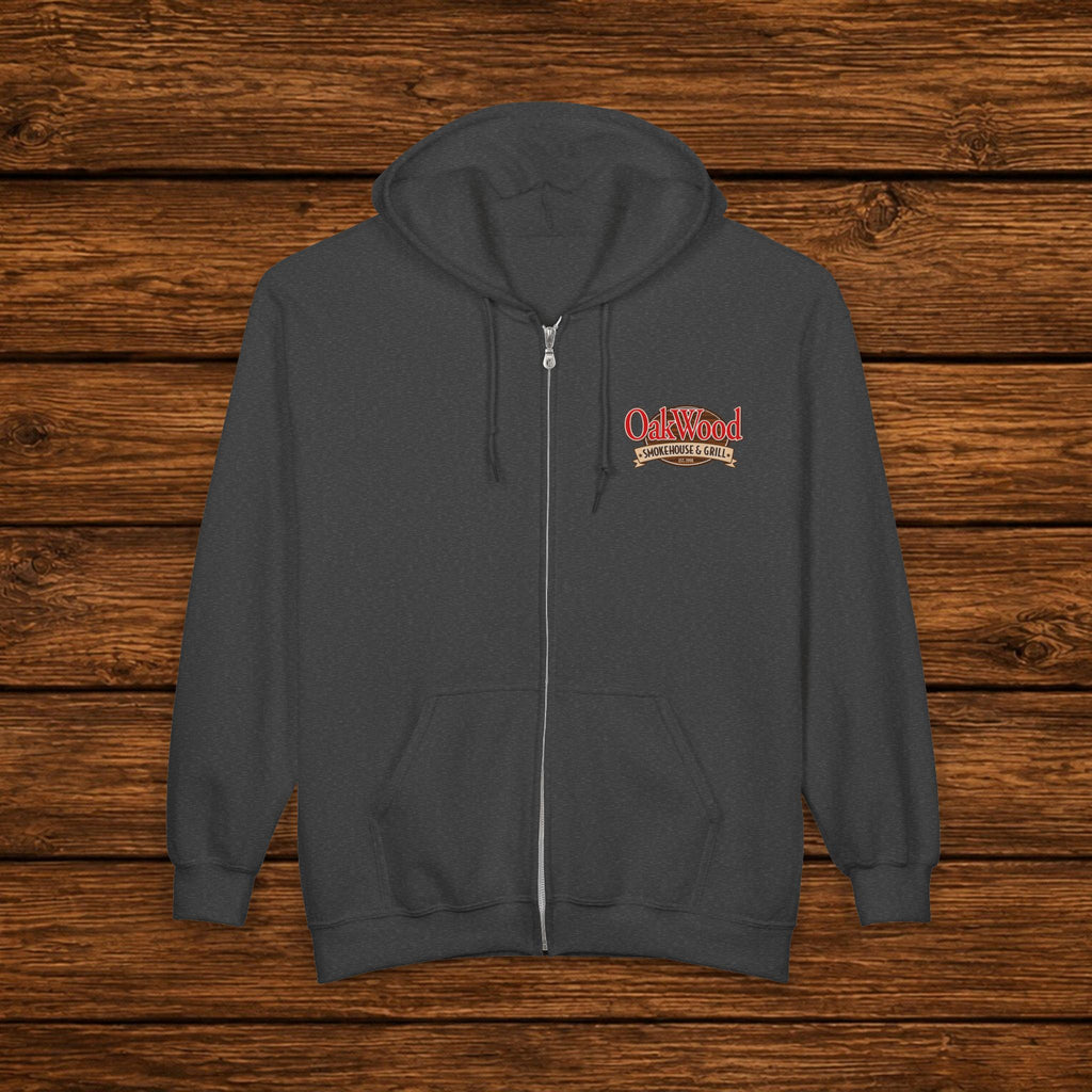 OakWood Smokehouse & Grill Zip Hoodie