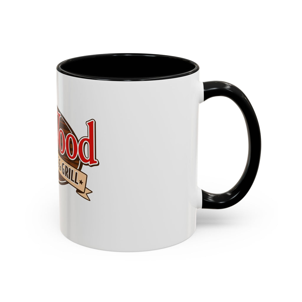OakWood Smokehouse & Grill Logo Coffee Mug — Accent 11/15oz