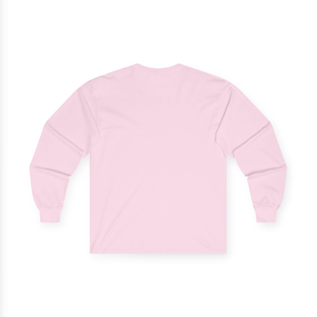Classic 'Oakwood Smokehouse' Long Sleeve Tee — Rustic Lumberjack Woodpile Design
