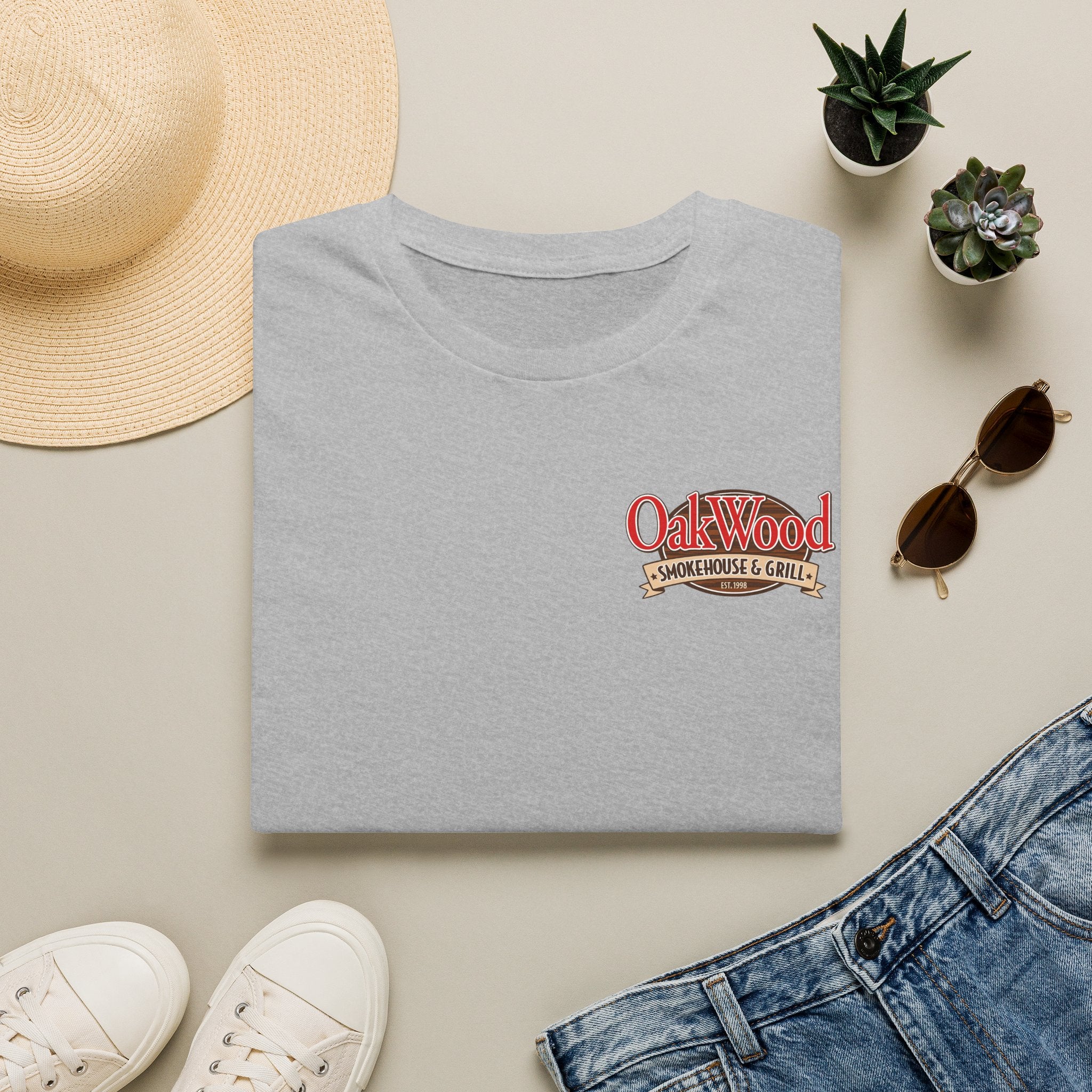 OakWood Smokehouse & Grill T-Shirt | Restaurant Logo Tee