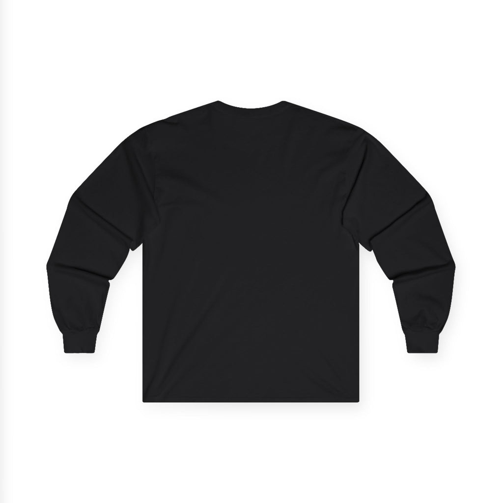 Classic 'Oakwood Smokehouse' Long Sleeve Tee — Rustic Lumberjack Woodpile Design