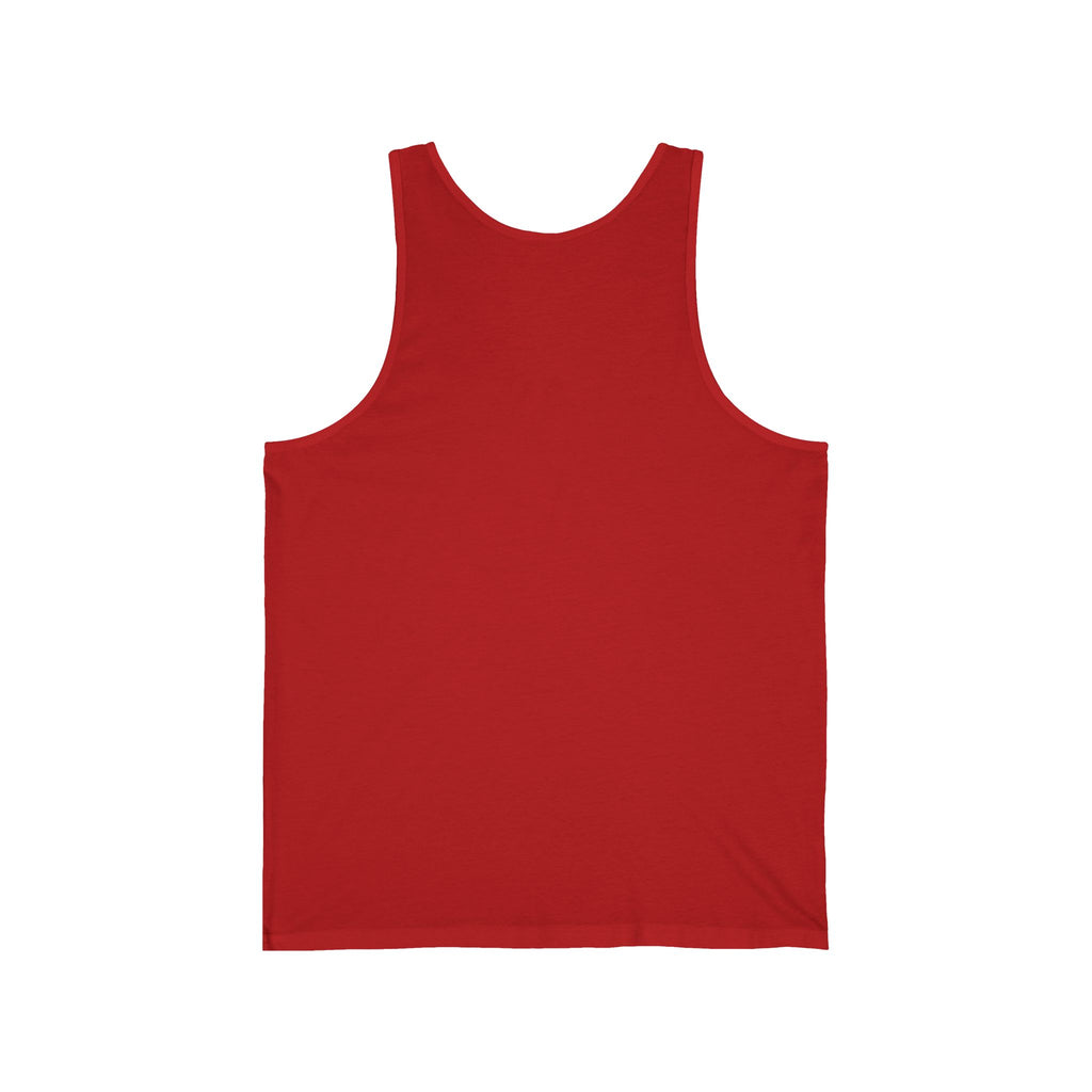Oakwood Barbecue Logo Tank Top — Vintage BBQ Grillman Chest Design