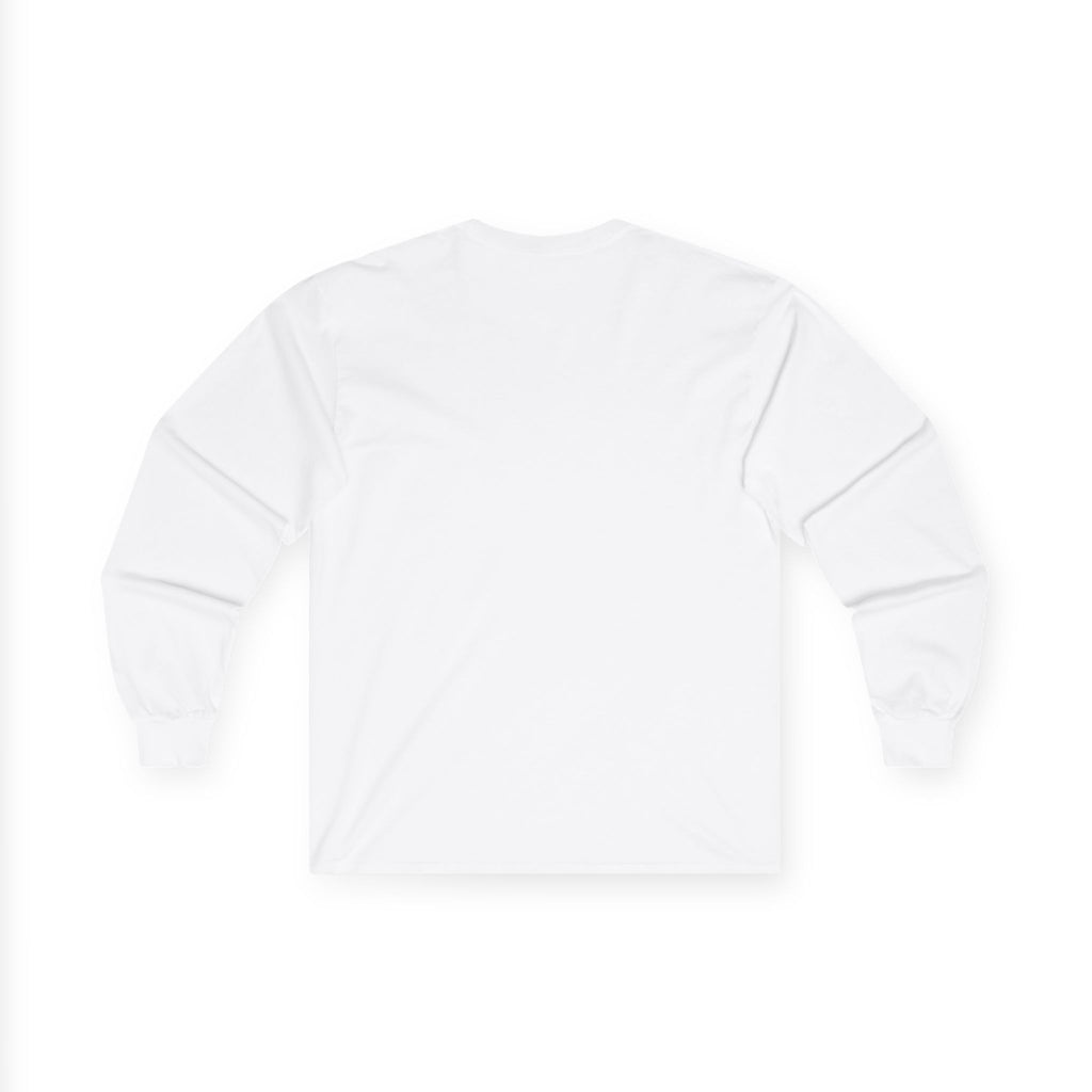 Classic 'Oakwood Smokehouse' Long Sleeve Tee — Rustic Lumberjack Woodpile Design