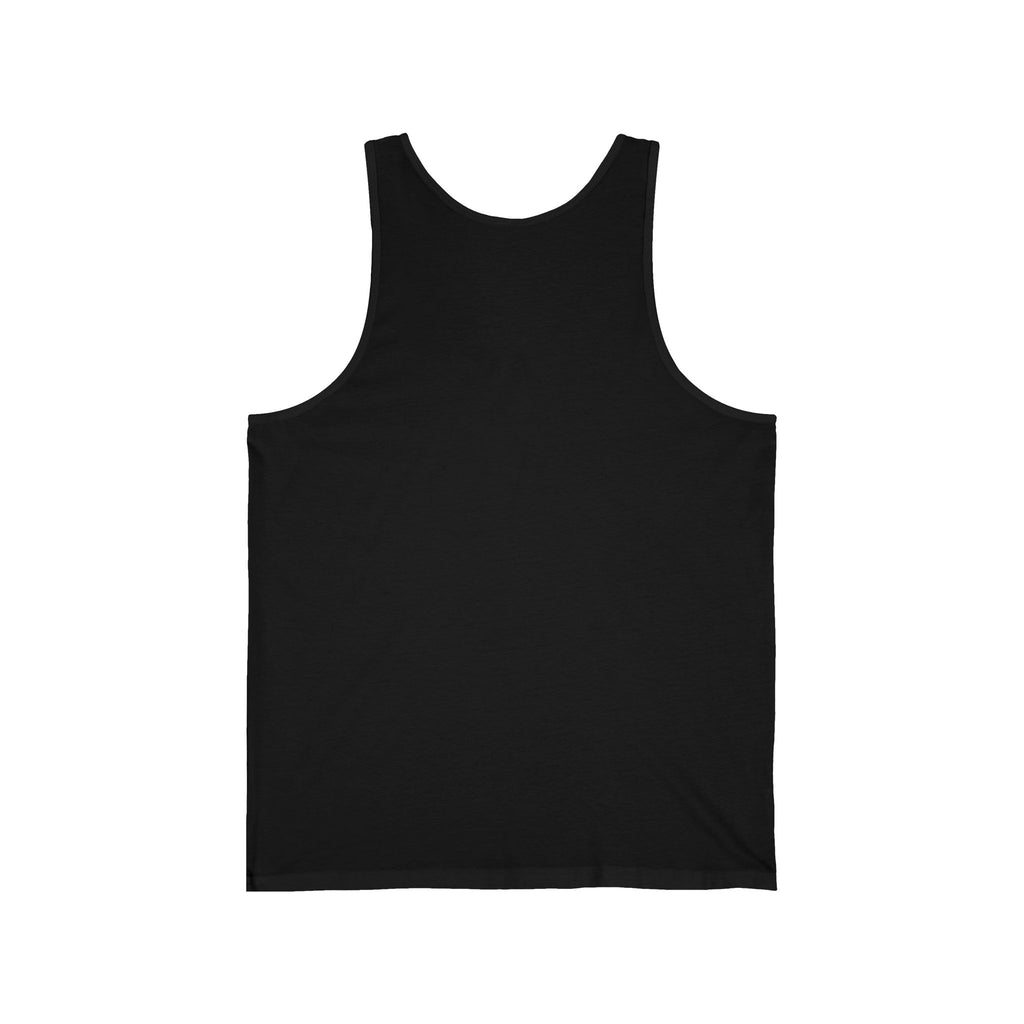Oakwood Barbecue Logo Tank Top — Vintage BBQ Grillman Chest Design