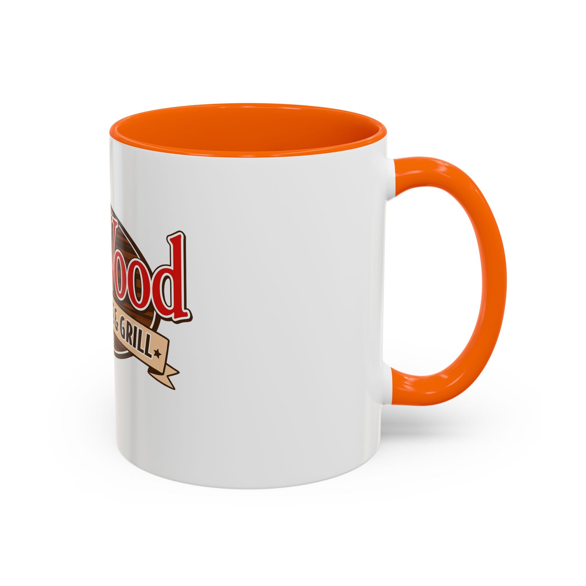 OakWood Smokehouse & Grill Logo Coffee Mug — Accent 11/15oz