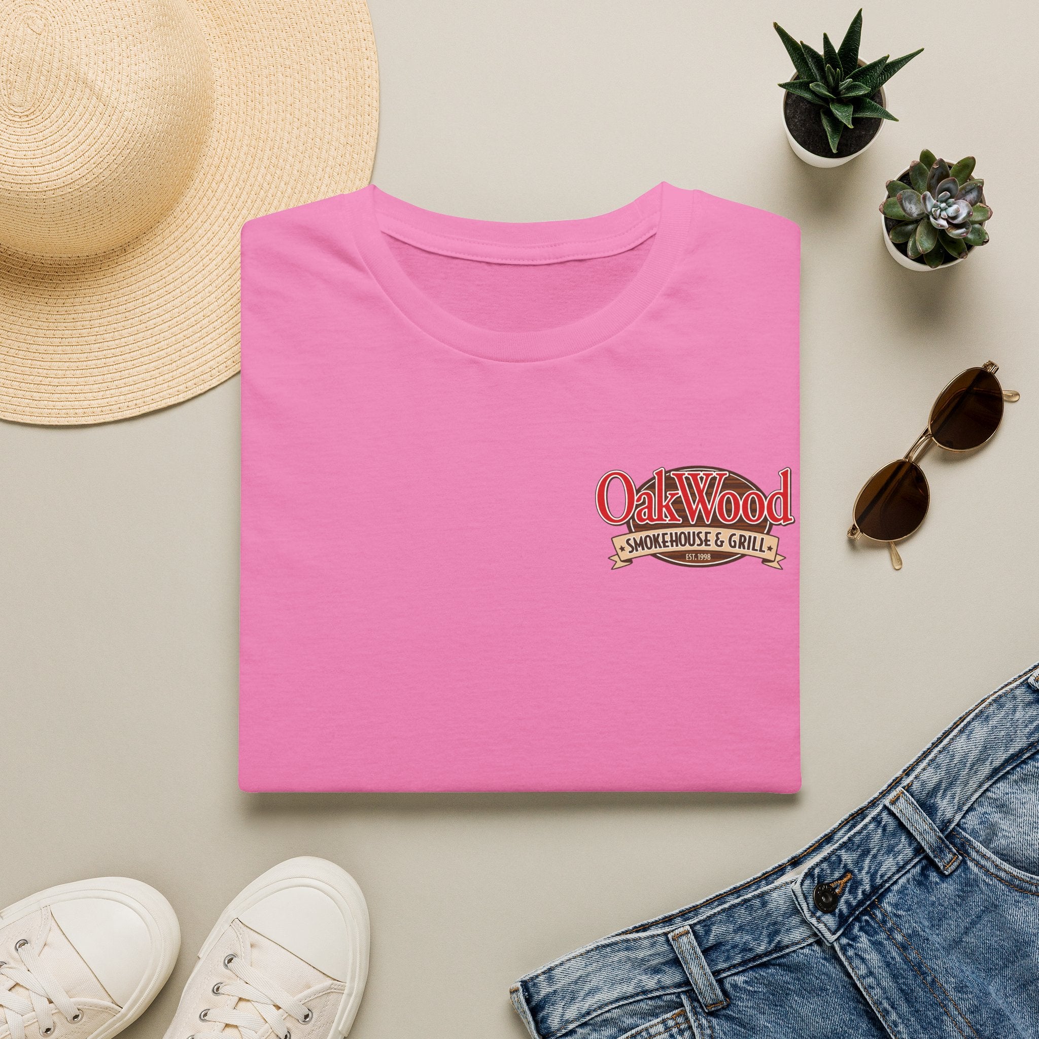 OakWood Smokehouse & Grill T-Shirt | Restaurant Logo Tee
