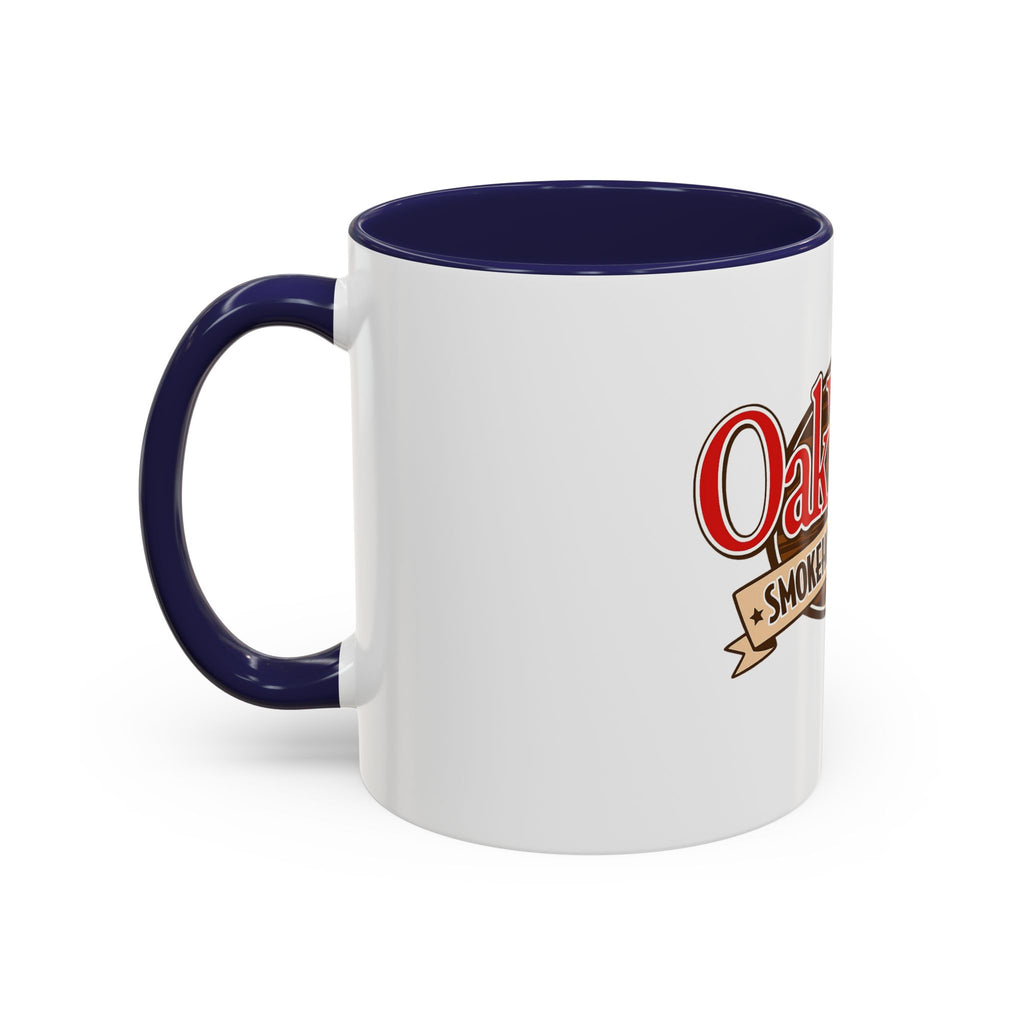 OakWood Smokehouse & Grill Logo Coffee Mug — Accent 11/15oz