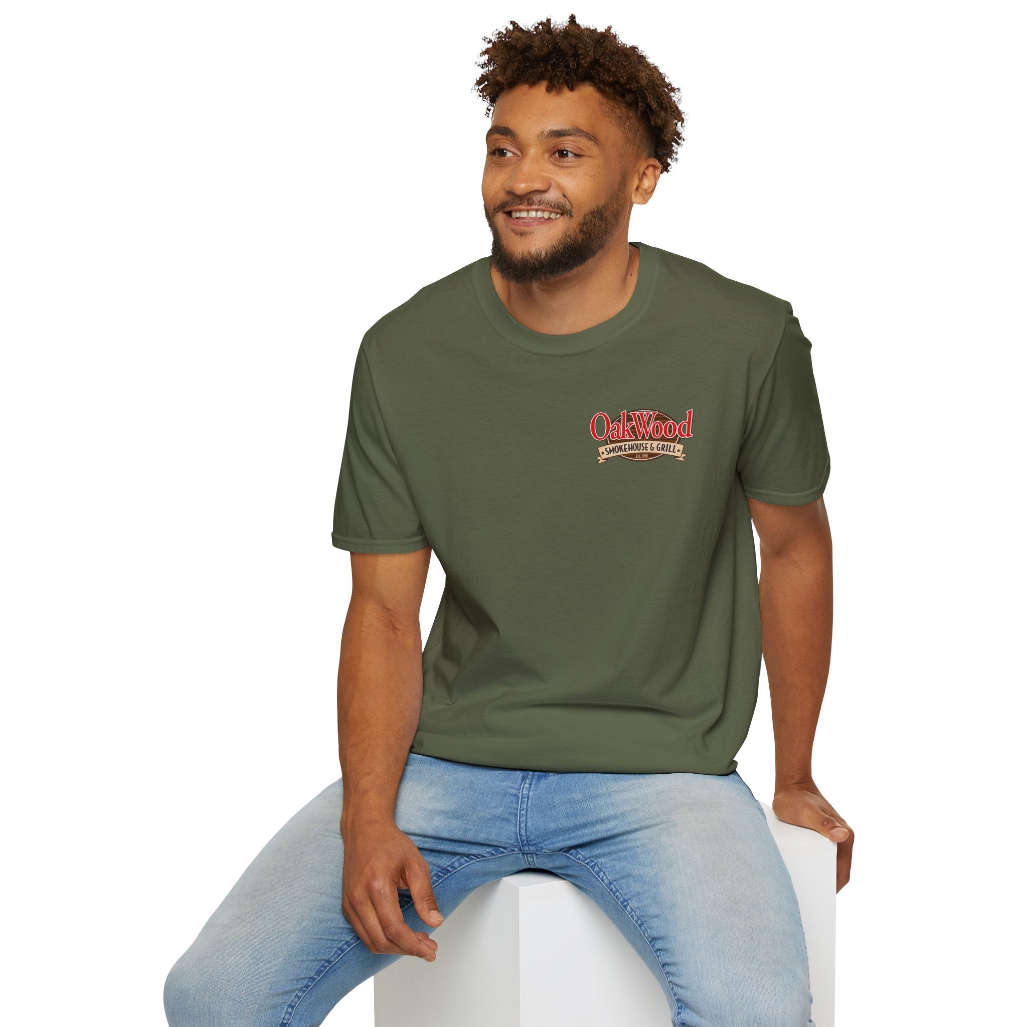 OakWood Smokehouse & Grill T-Shirt | Restaurant Logo Tee