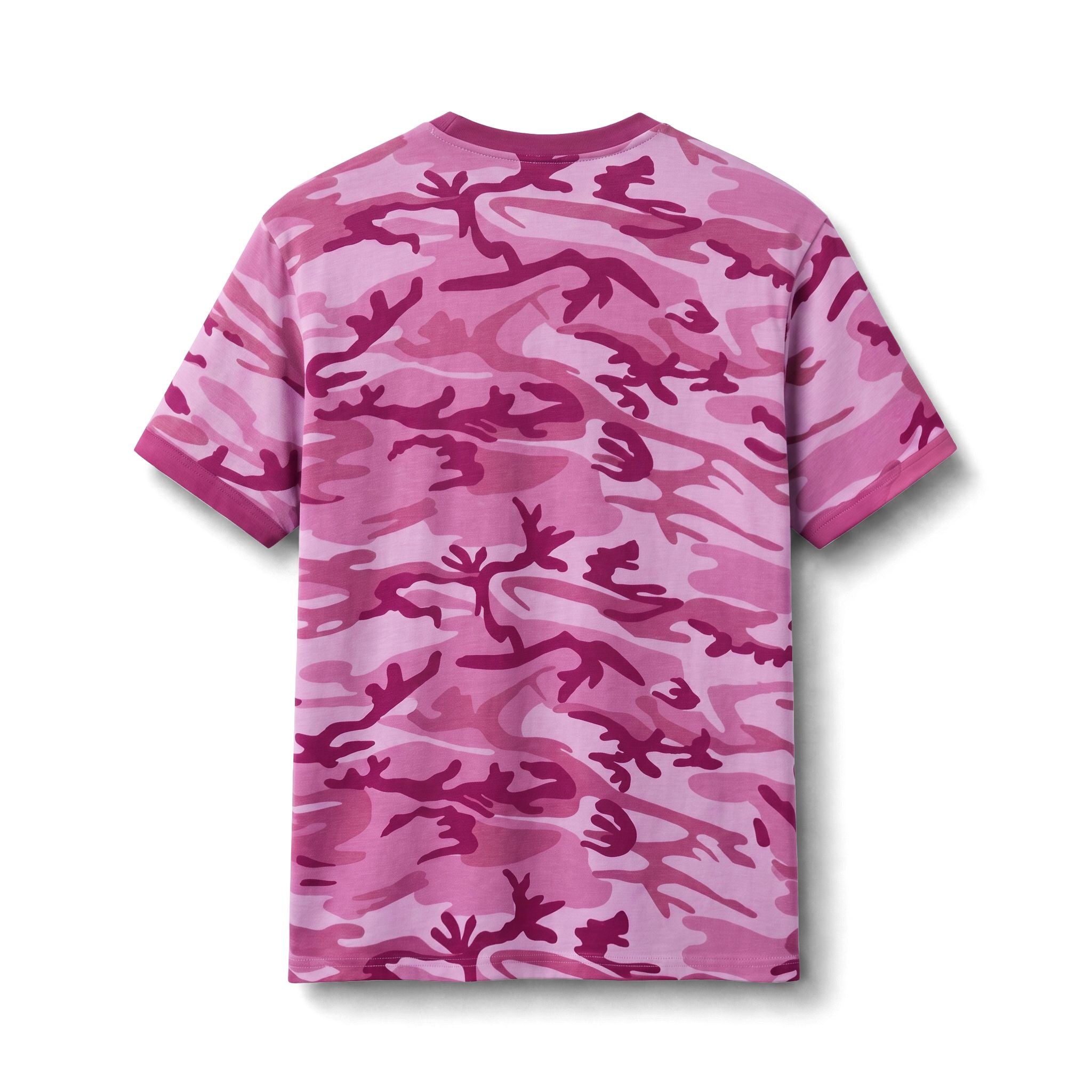 Camo Graphic Tee — 'OakWood' Logo Cotton T-Shirt