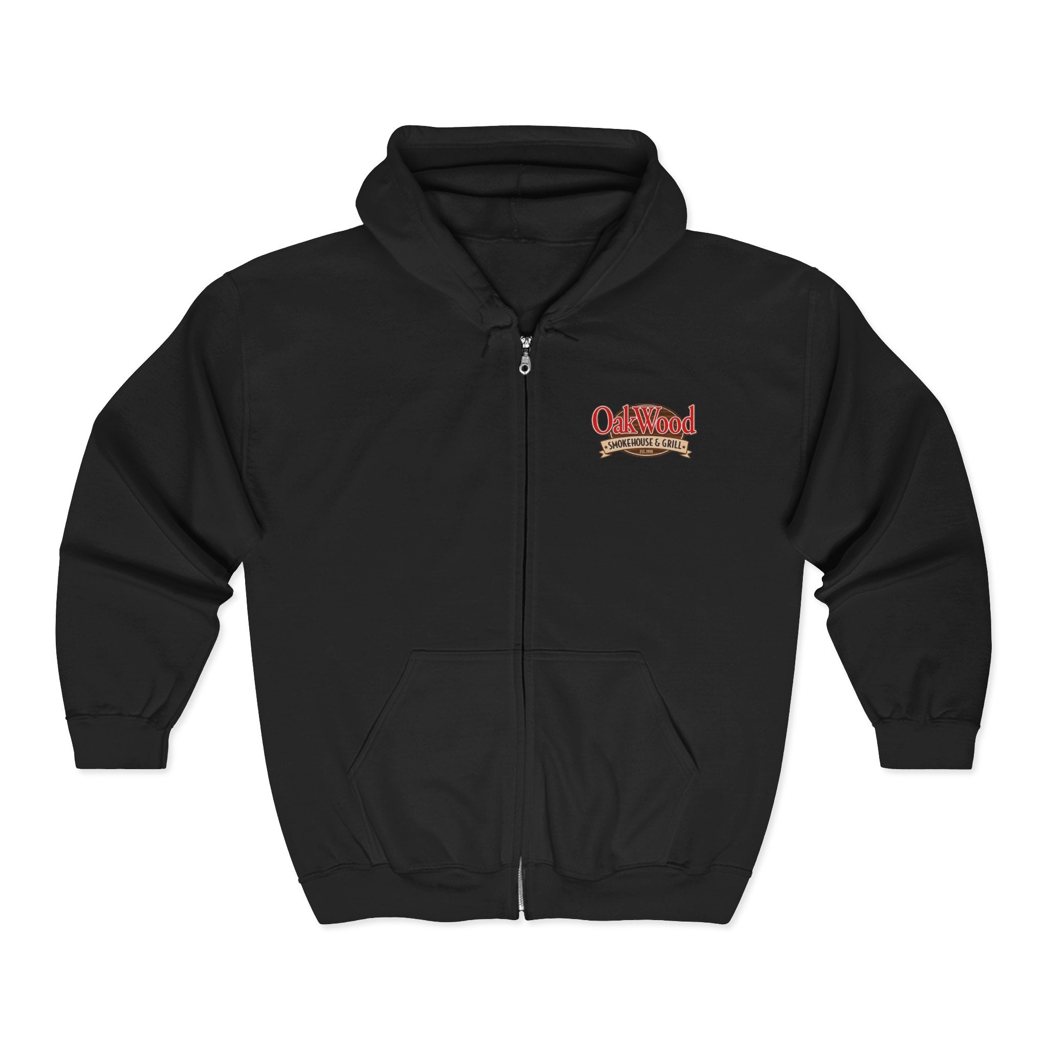 OakWood Smokehouse & Grill Zip Hoodie