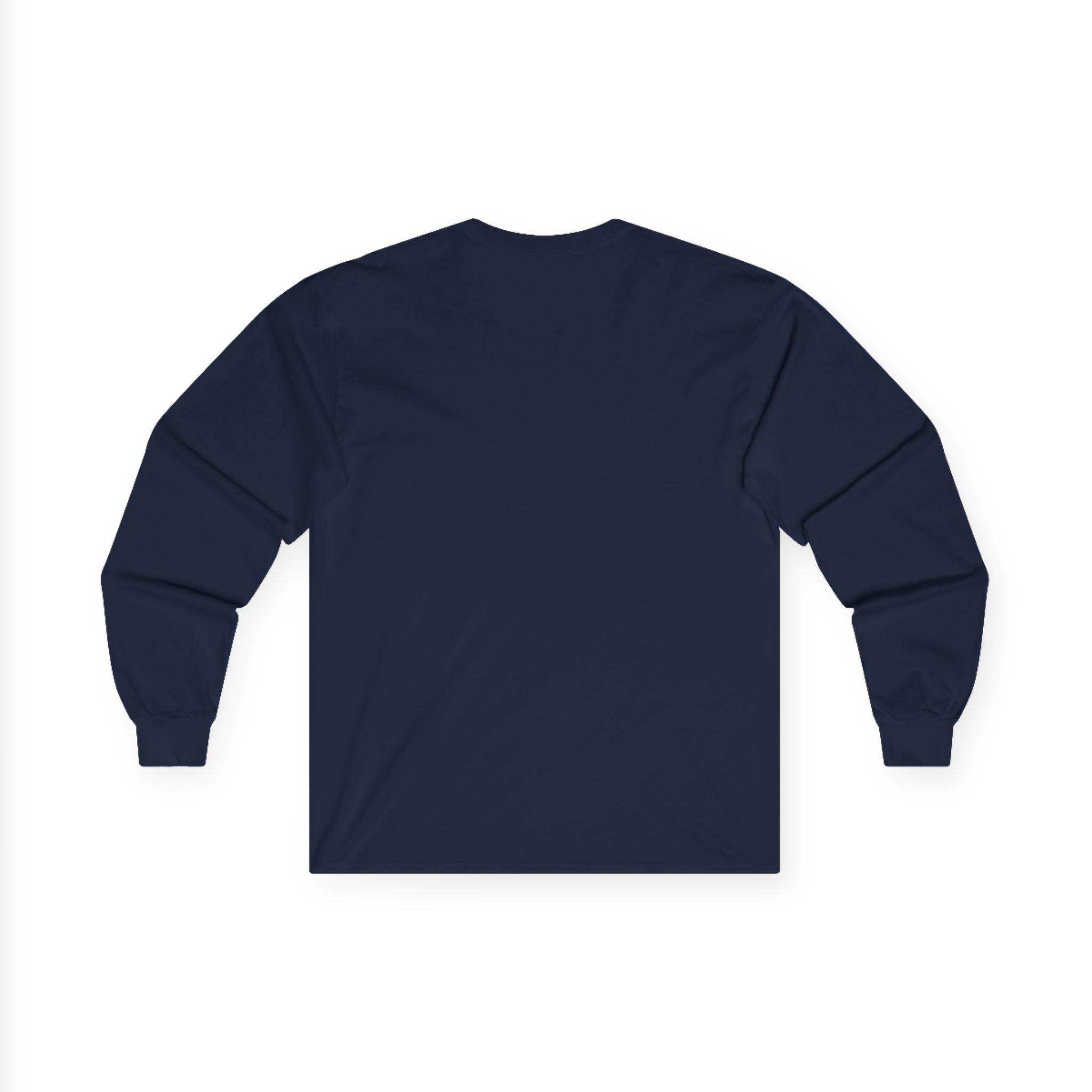 Classic 'Oakwood Smokehouse' Long Sleeve Tee — Rustic Lumberjack Woodpile Design