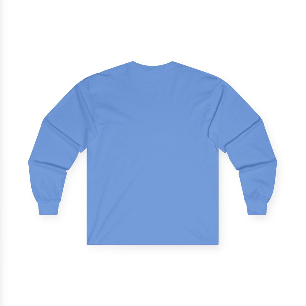 Classic 'Oakwood Smokehouse' Long Sleeve Tee — Rustic Lumberjack Woodpile Design
