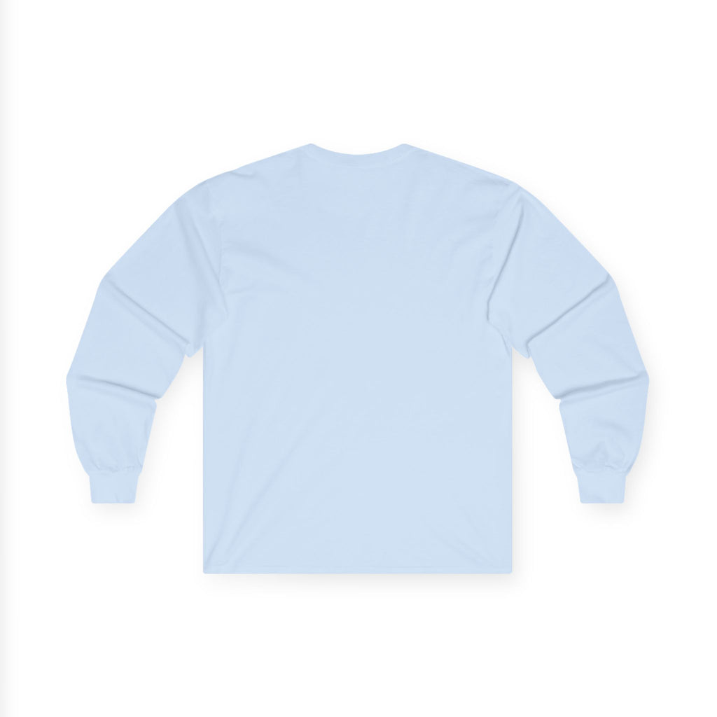 Classic 'Oakwood Smokehouse' Long Sleeve Tee — Rustic Lumberjack Woodpile Design