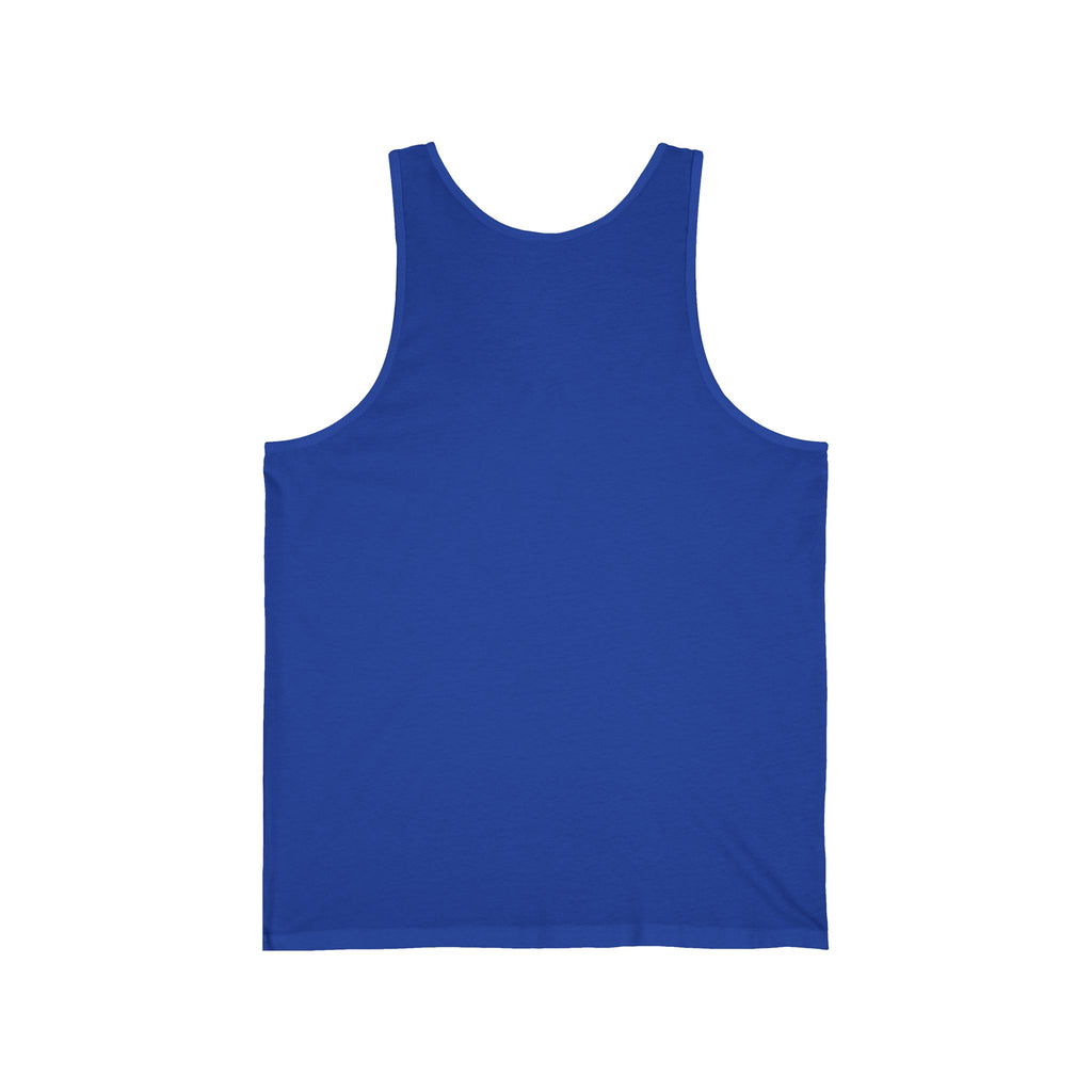 Oakwood Barbecue Logo Tank Top — Vintage BBQ Grillman Chest Design