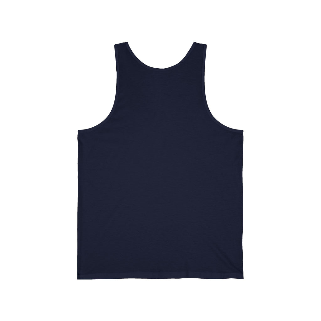 Oakwood Barbecue Logo Tank Top — Vintage BBQ Grillman Chest Design
