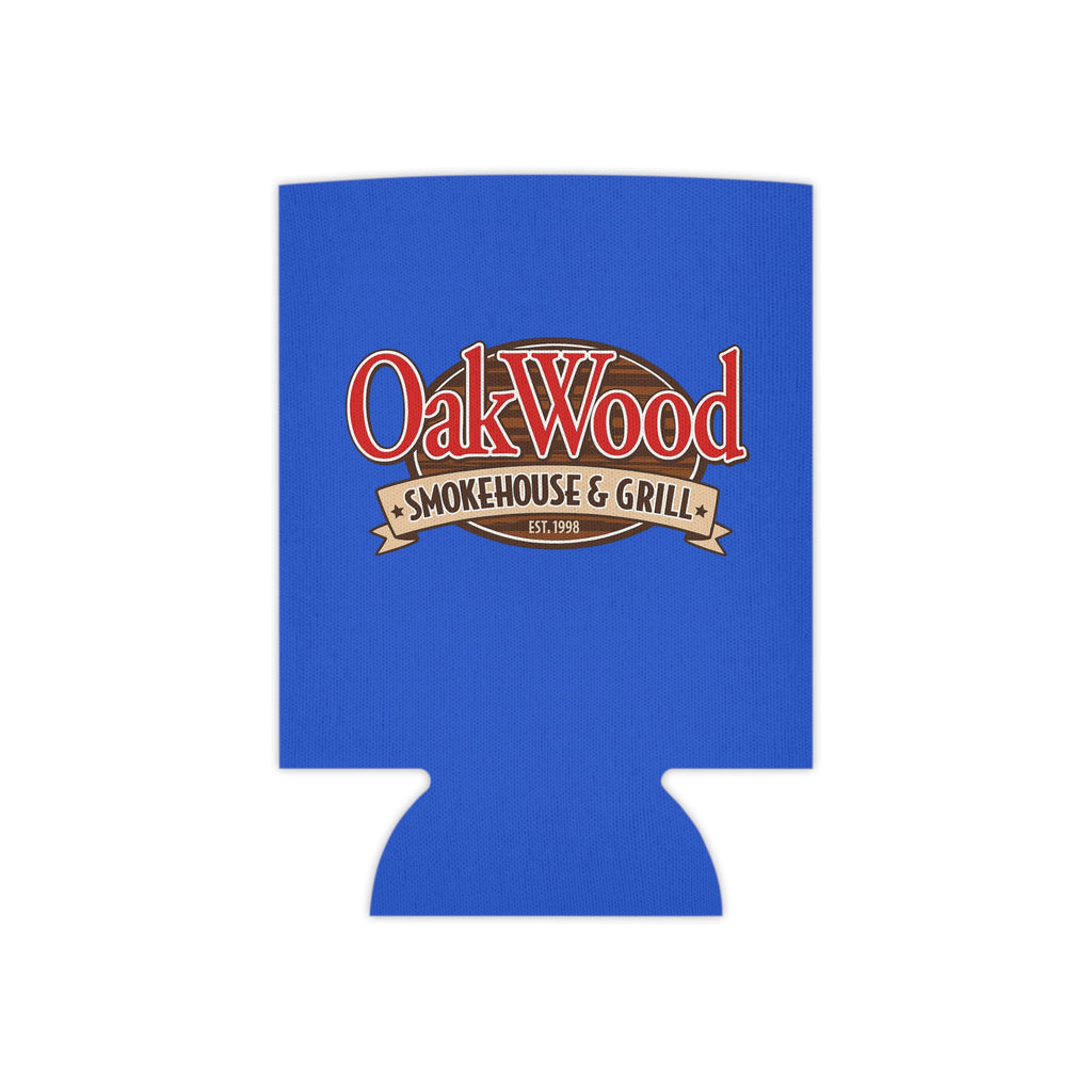 Can Cooler — OakWood Smokehouse & Grill Logo Drink Koozie