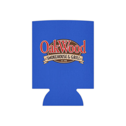 Can Cooler — OakWood Smokehouse & Grill Logo Drink Koozie
