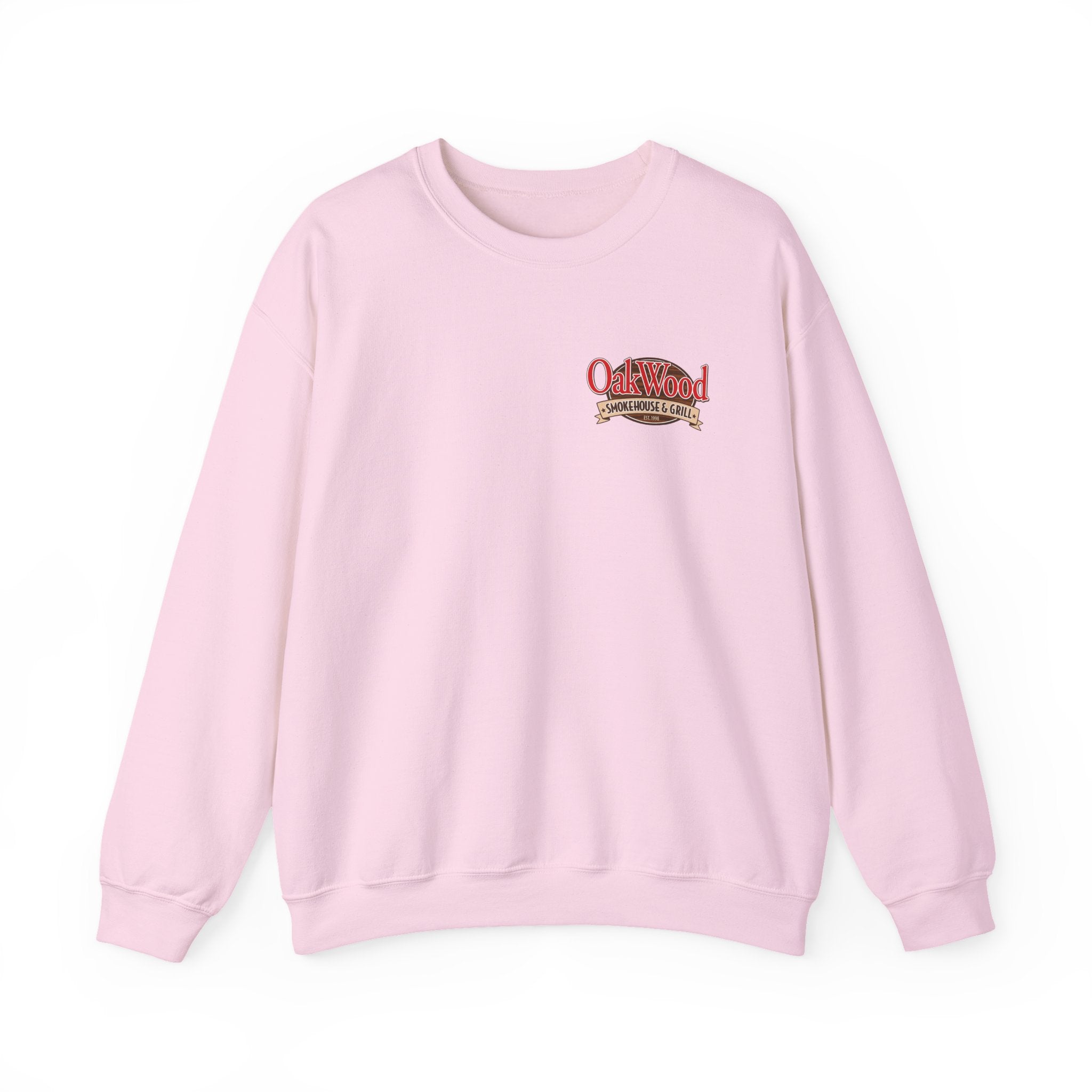 Oakwood Coffee Crewneck Sweatshirt — Vintage Coffee Logo Pullover