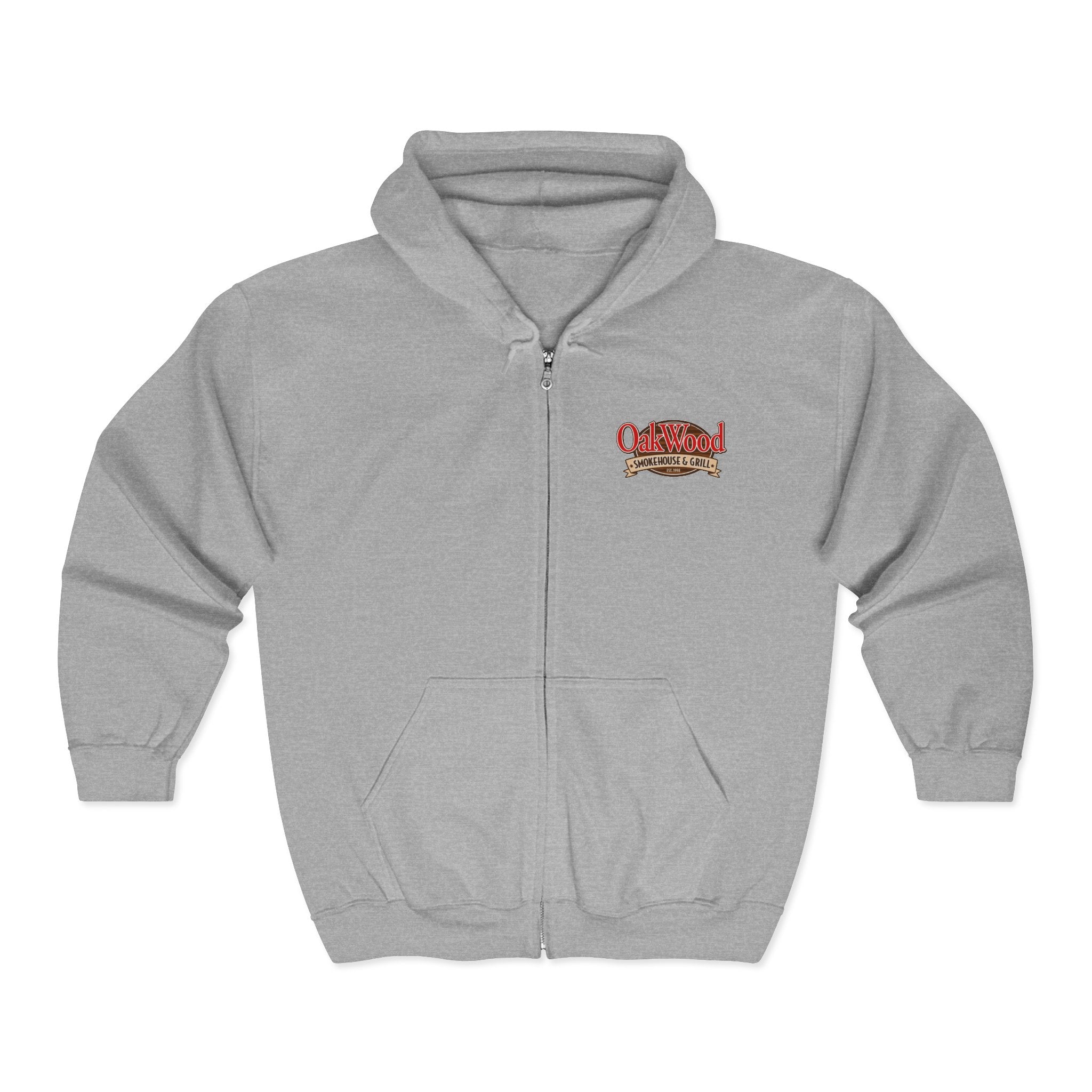 OakWood Smokehouse & Grill Zip Hoodie